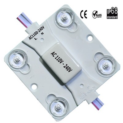 Papan Tanda IP68 AC110V-220V, Peti Cahaya, Modul LED Persegi Lampu Siling Filem Lembut